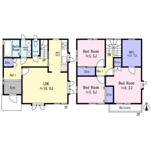 【間取図】大和町もみじケ丘2丁目